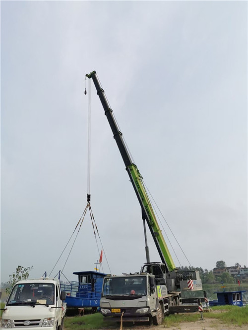 呈贡区桥梁建设吊装案例